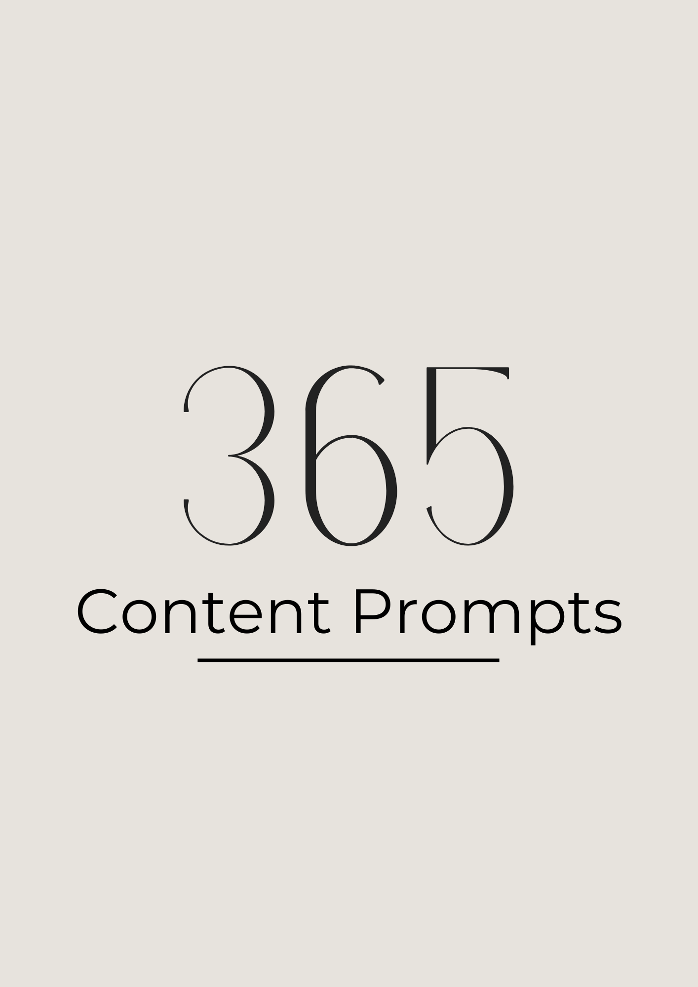 365 Content Prompts