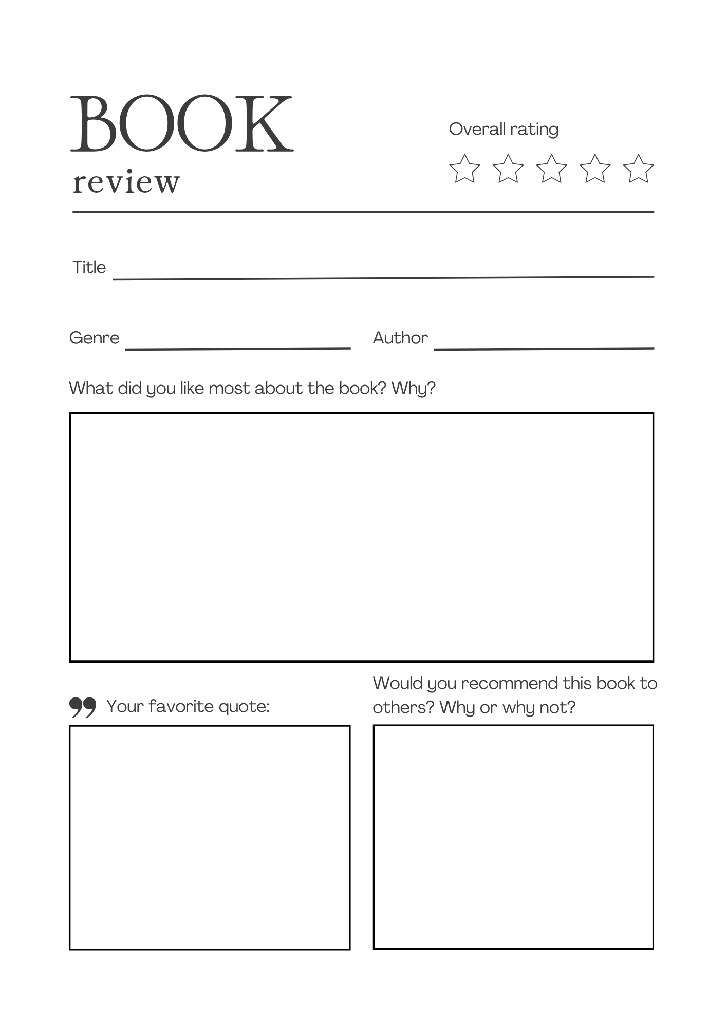 Reading Journal