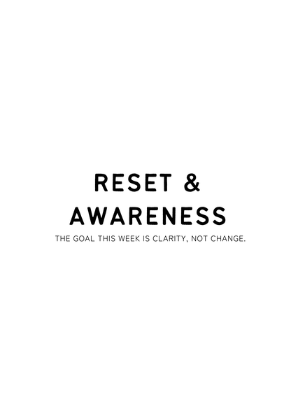 30 Day Glow Up Reset