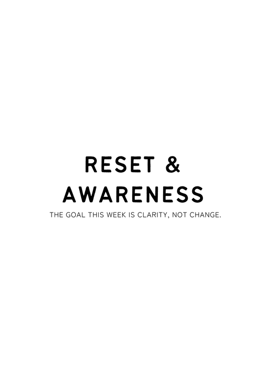 30 Day Glow Up Reset