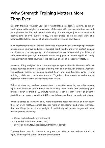 Modern Strength Training eBook