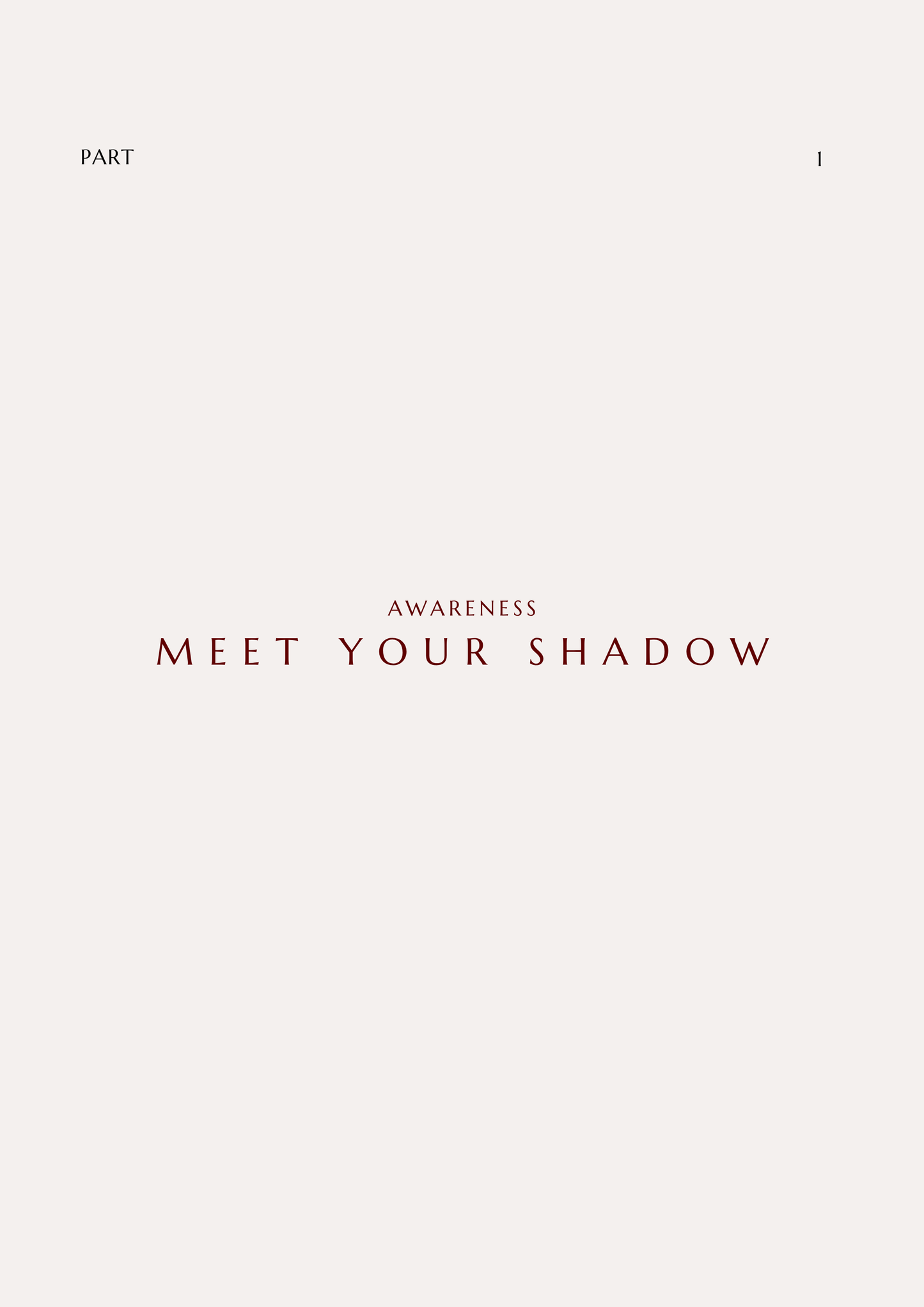 Shadow Work Journal