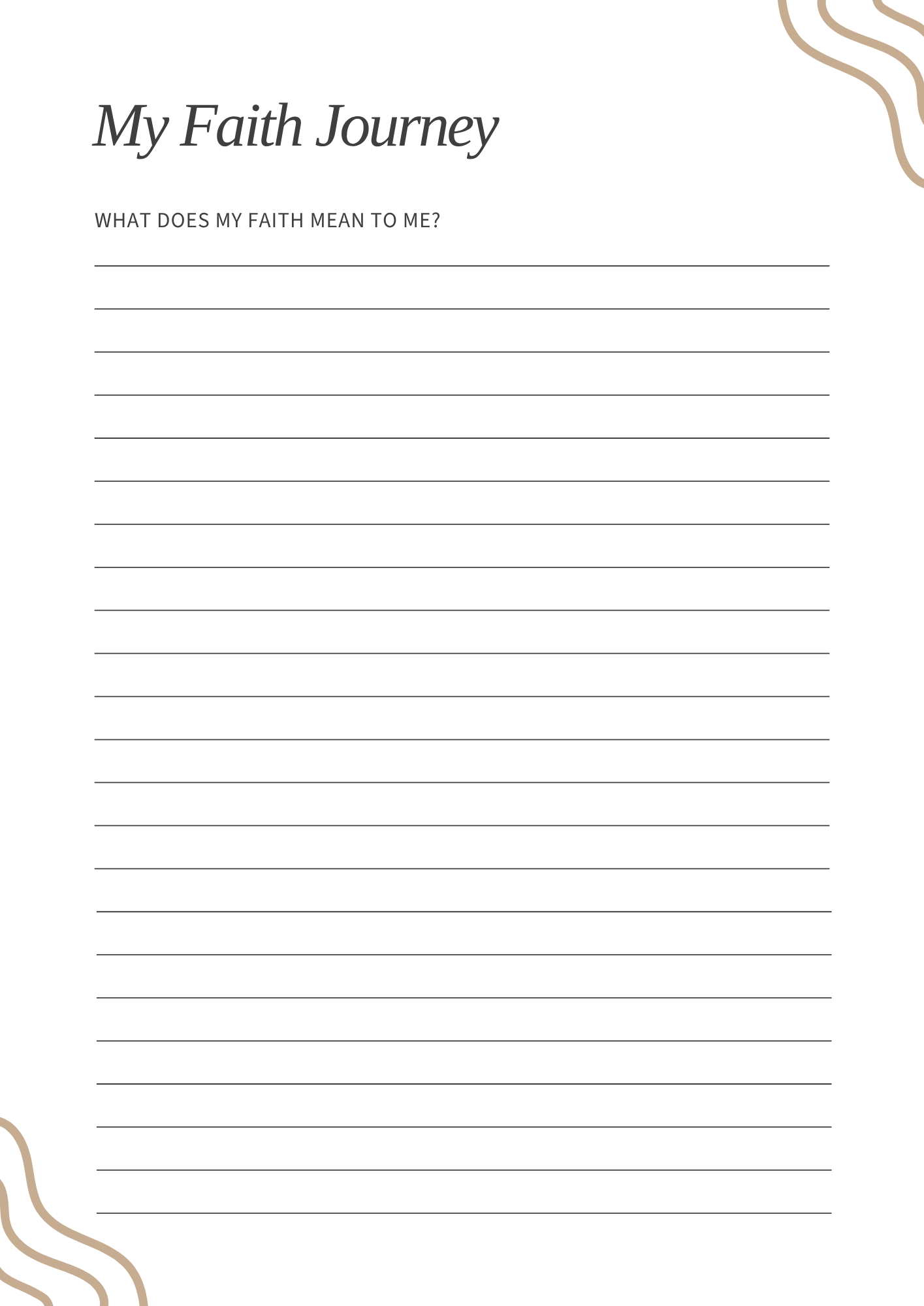 Prayer Journal