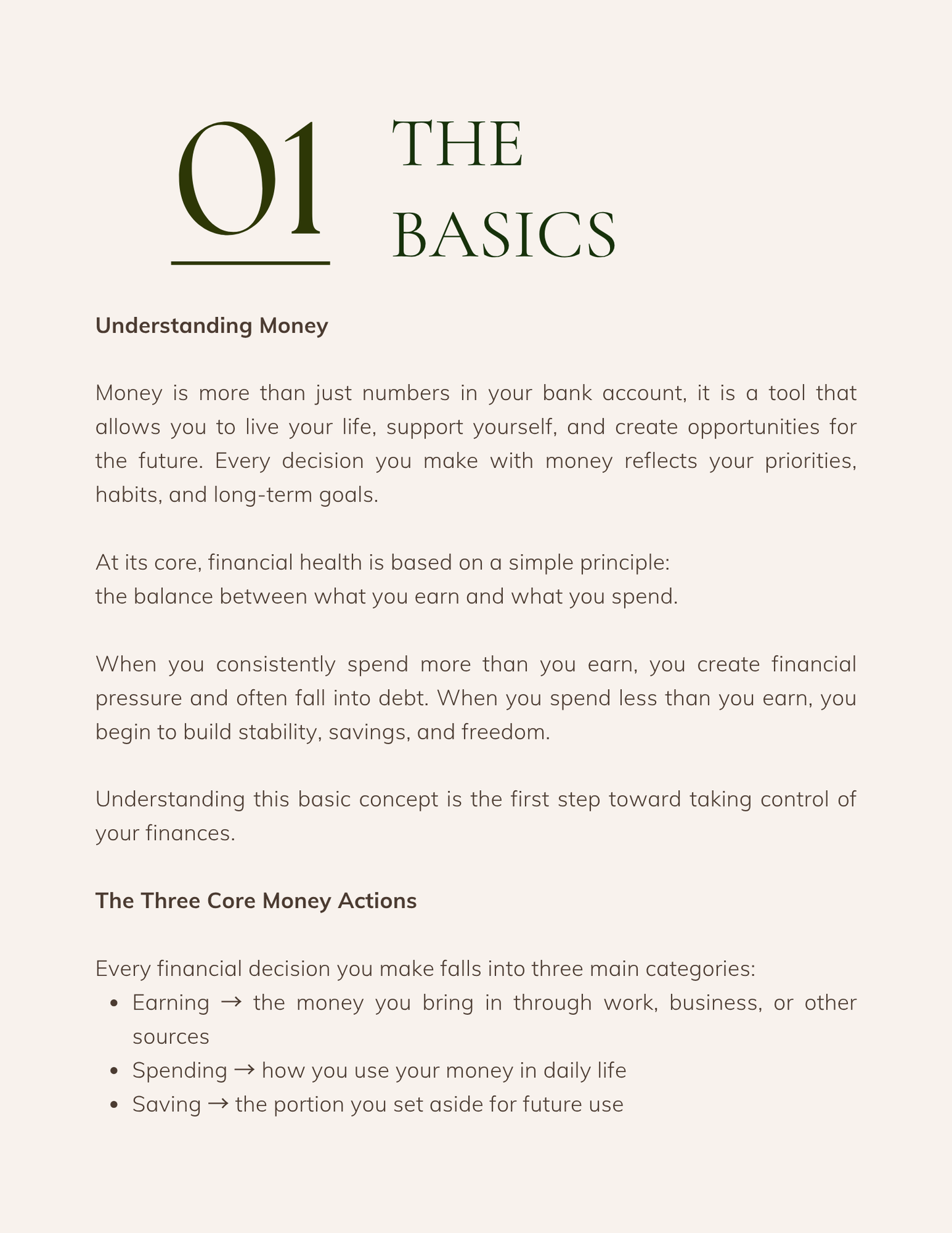 Financial Basics For Beginners eBook
