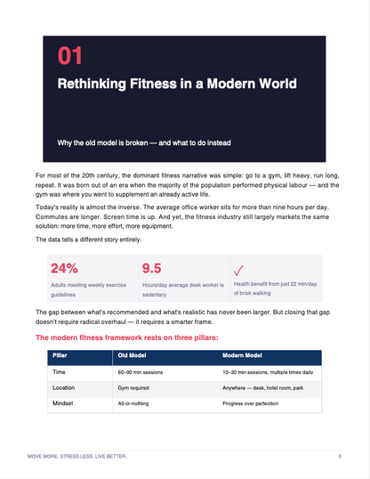 Move More, Stress Less, Live Better eBook